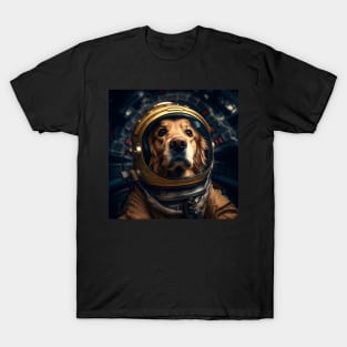 Astro Dog - Golden Retriever T-Shirt